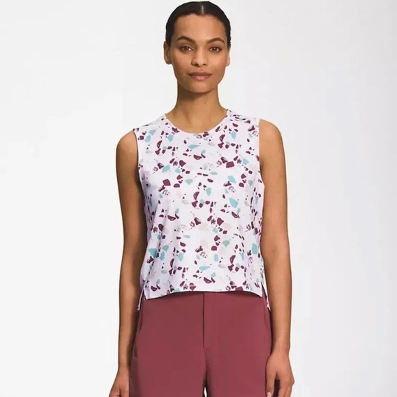 NWT The North Face Women’s Printed Dawndream Relaxed Short-Sleeve L - Picture 2 of 5